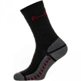  - Ponožky Timbermen Allround černá-červená / L (43-46)