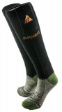  - Alpenheat výhrevné vlnené podkolienky neónovo-zelená / XL (46-48)