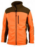  - Flísová bunda Hubertus v 2 barvách oranžovo- olivováová / XL