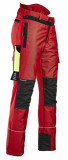  - Pilčícke strečové kalhoty PROFIFOREST Extrem - TOP PRODUKT !!! červená / XS + 7 cm