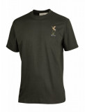  - Hubertus pánské tričko s výšivkou Enten/olivová / 3XL