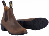 - Blundstone Damen-Stiefeletten Modell 1673, Farbe antique brown. Größe 4. antique hnedá / 8
