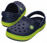  - Crocs Clogs Crocband K Námořnická modrá-volt zelená / 28/29