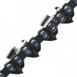 - Dominic Sägekette 25CC , abgeschrägtes Zahndach / 64 Treibglieder . šikmá střecha ze zubů / 65 hnacích článků .