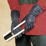 - Neoprenové chemické rukavice , velikost G šedá / 10