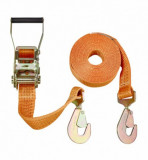  - Upínací s 230 mm tlaku ráčny , DIN EN 12195-2 , s karabinou , délka 6 m / hmotnost 2500 g Délka 12,00 m. 3220 g hmotnost.