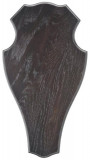  - Jelení štít tmavý dub, rozměry 32 x 18 cm. Rozměry 52 x 26 cm.